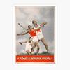 Ready for Labour and Defence of The USSR Soviet Propaganda Poster 1938 Sticker Decal Vinyl - Peel and Stick to Any Smooth Surface view 1