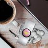 GRAPHICS & MORE Wonder Woman 80th Logo Pattern Headphone Earbud Cord Wrap - Charging Cable Manager - Wire Organizer Set of 2 - White view 3