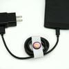 GRAPHICS & MORE Wonder Woman 80th Logo Pattern Headphone Earbud Cord Wrap - Charging Cable Manager - Wire Organizer Set of 2 - White view 4