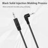 Bolvek 3ft 3.5mm 1/8" Male TS Mono Plug to 90 Degree Right Angle 3.5mm Male Mono Jack Audio Cable view 3