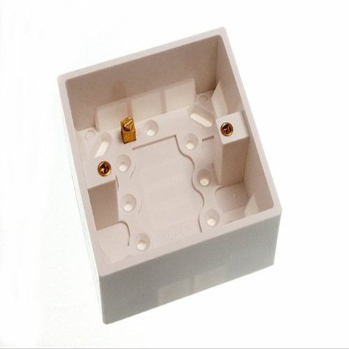 One Stop DIY 5 x SURFACE MOUNT PATTRESS SWITCH SOCKET BACK BOX 1 GANG 35MM DEEP NEW