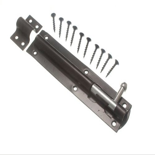 One Stop DIY 5 x HEAVY DUTY TOWER BOLTS SLIDE GATE LATCH BLACK JAPANNED STEEL 150mm NEW