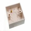 One Stop DIY 3 x SURFACE MOUNT PATTRESS SWITCH SOCKET BACK BOX 1 GANG 35MM DEEP NEW view 1