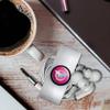 GRAPHICS & MORE Wonder Woman 80th Pastel Logo Headphone Earbud Cord Wrap - Charging Cable Manager - Wire Organizer Set of 2 - White view 3