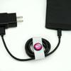 GRAPHICS & MORE Wonder Woman 80th Pastel Logo Headphone Earbud Cord Wrap - Charging Cable Manager - Wire Organizer Set of 2 - White view 4