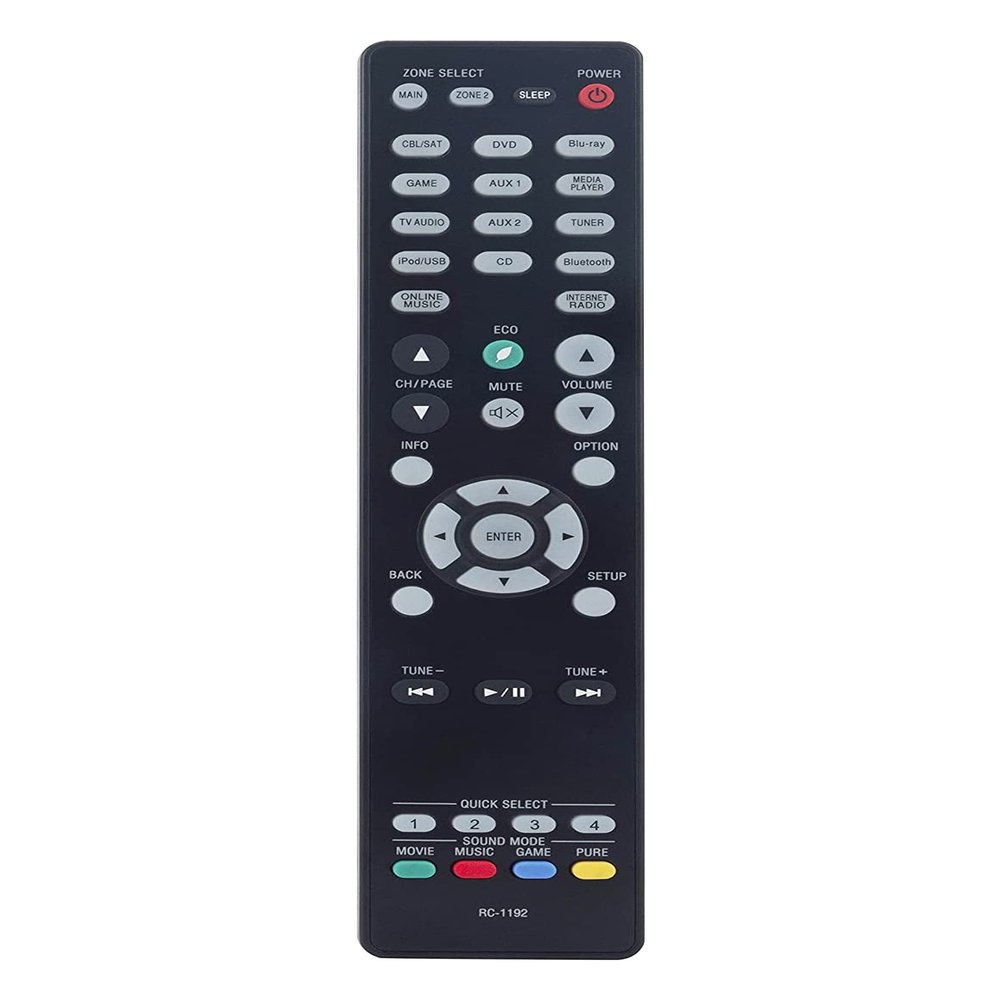 ALLIMITY RC-1192 (307010169000AD) RC-1239 Replacement Remote Control Compatible with Denon UHD AV Surround Receiver AVR-S920W AVRX1300W AVR-S910W AVRS920W AVR-X2200W AVRX2300W AVR-X2300W