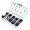 180Pcs Button Switch, Key Switch Push Button Micro Switch Set,for TV Audio Equipment Computer Electronic Product Remote Controls Boxed Walkie-Talkies, Control Switch view 1