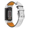 Chofit Watch Band Compatible with Fitbit Charge 5, Genuine Leather Vintage Replacement Strap Classic Bands Buckle Compatible with Fitbit Charge 5 (Silver) view 1