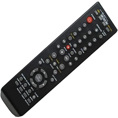 General Replacement Remote Control Fit for DVD-VR375 DVD-V9700/XAA DVD-S10 DVD-V3000 DVD-V3300 DVD-V4500 DVD-VR329 for Samsung DVD VCR Combo Player Recorder