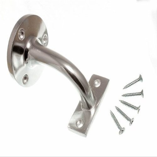 One Stop DIY 5 x STAIR HAND RAIL BRACKETS WALL SUPPORTS 2 1/2 INCH 63MM PAA NEW