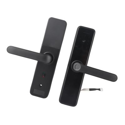 Fingerprint Door Lock, WiFi Smart Biometric Door Lock Fingerprint Password IC Card Entry Access System with Mechanical Keys for Tuya, Hotels and Offices, Homes