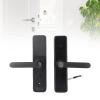 Fingerprint Door Lock, WiFi Smart Biometric Door Lock Fingerprint Password IC Card Entry Access System with Mechanical Keys for Tuya, Hotels and Offices, Homes view 2