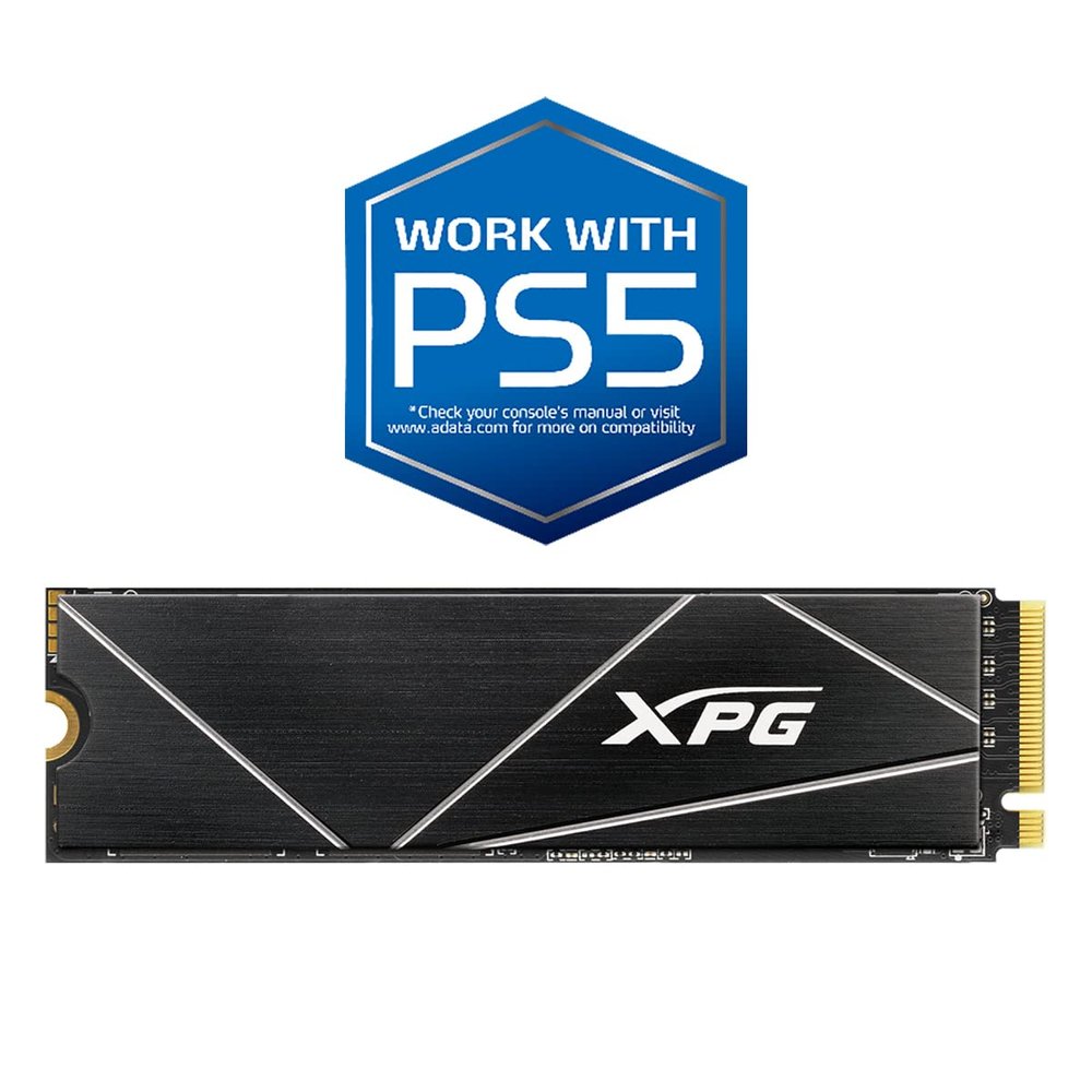 XPG 512GB GAMMIX S70 Blade - Works with PlayStation 5, PCIe Gen4 M.2 2280 Internal Gaming SSD Up to 7,400 MB/s (AGAMMIXS70B-512G-CS)