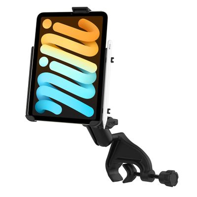 RAM MOUNTS EZ-Roll'r Cradle with Yoke Clamp Mount for Apple iPad mini 6 RAM-B-121-AP36U for Rails 0.625" to 1.25" in Diameter