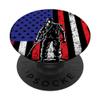 For Patriotic Veteran Army - Vintage American Flag Military PopSockets Adhesive PopGrip view 1