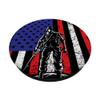For Patriotic Veteran Army - Vintage American Flag Military PopSockets Adhesive PopGrip view 2