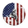 For Proud Veteran Army - Vintage American Flag Military PopSockets Adhesive PopGrip view 3