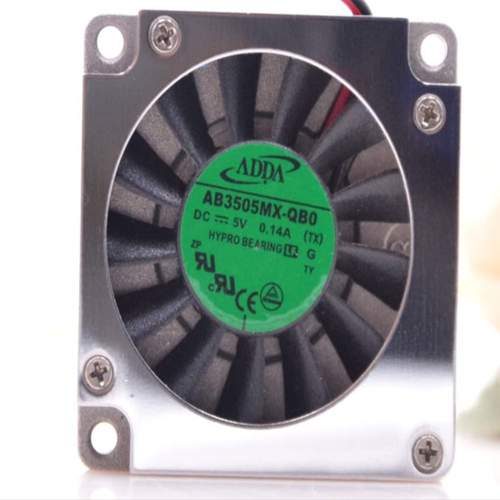 Cooling Fan 5V 0.14A 35mm,AB3505MX-QB0 35x35x10mm 3510 USB Turbo Blower Fan