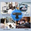 1080P Webcam with Microphone, USB 2.0 Desktop Laptop Computer Web Camera with Auto Light Correction, Plug and Play, for Windows Mac OS, for Video Streaming, Conference, Gaming, Online Classes (Black2) view 4