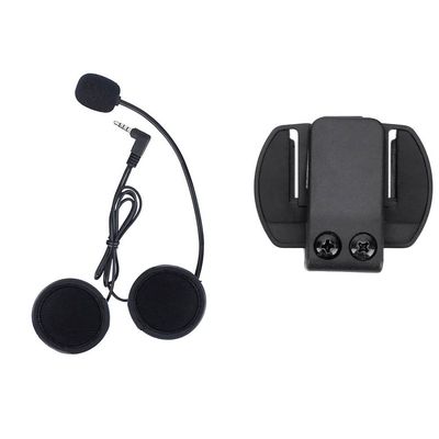 Maxquall V6 V4 Microphone Earphone Clip Accessory for V6 V4 Helmet Intercom Motorcycle Bluetooth Interphone Motorbike Helmet Headset