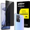 Anbzsign Xiaomi 11T / Xiaomi 11T Pro (2021) With [2 Pack] Camera Lens Protector and [2 Pack] Privacy Screen Protector, Anti-Spy 9H Hardness Tempered Glass view 1