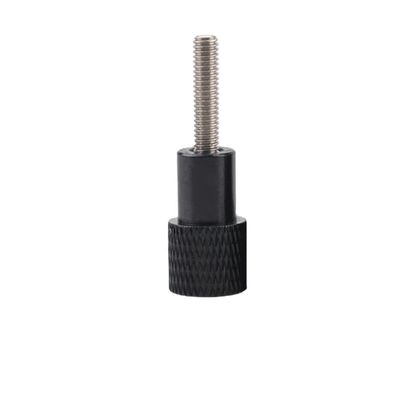 BGNing Aluminum Alloy M6 Screw Adjustable Knurled Thumb Nut with Stainless Steel Knobs M6*15/20/25 Compatible with Insta360 One R/GoPro Hero 10 (Black M6x25)