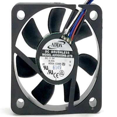 AD5005HB-D7B Cooling Fan 5V 0.30A 50mm, AD5005HB-D7B 50x50x15mm 5015 PWM Cooling Fan