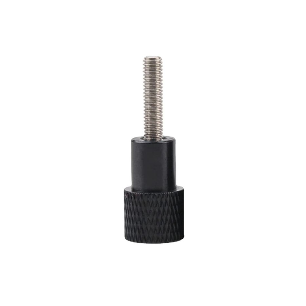 BGNing Aluminum Alloy M6 Screw Adjustable Knurled Thumb Nut with Stainless Steel Knobs M6*15/20/25 Compatible with Insta360 One R/GoPro Hero 10 (Black M6x15)