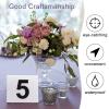 40-Piece Acrylic Table Numbers 1-40 - Double-Sided White Table Tents for Restaurant, Wedding, Party & Banquet view 3