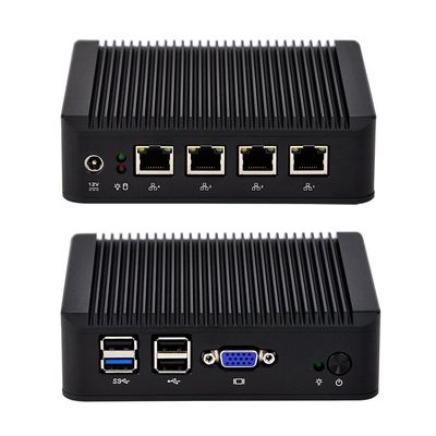 Fanless Router Q192G4U-S01 Intel Celeron N2920,1.86Ghz 7.5W (8Gb Ddr3 Ram 128Gb Ssd) -4 Intel Gigabit LAN,Used As A Router/Firewall/Proxy