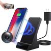 LIZVIE Spy Cameras with Wireless Charger, 1080P HD Mini Phone Charger Nanny Camera Cam Surveillance for Home Office view 1