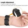 Abanen Nylon Bands for Fitbit Charge 6 / Charge 5, Woven Nylon Quick Dry Band Wrist Strap with Stainless Steel Ring Clasp Adjustable Compatible with Fitbit Charge 5 for Men and Women (Black) view 3