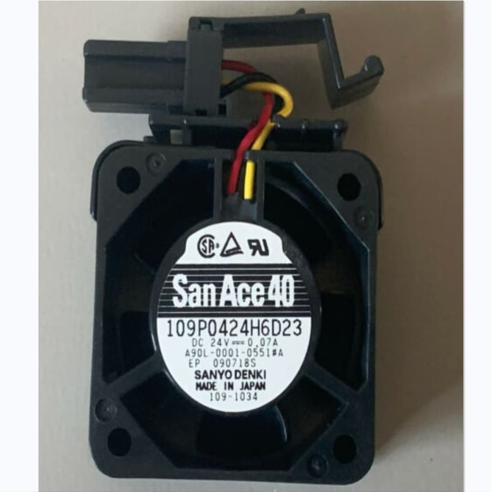 109P0424H6D23 SANYO 404020mm DC24V 0.07A 7400RPM 26.8CFM 3-Wire Cooling Fan
