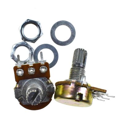 Reland Sun 10pcs WH148 20mm Shaft Amplifier Dual Stereo Potentiometer B1K B2K B5K B10K B20K B50K B100K B500K 3Pin 1K 2K 5K 10K 50K 100K (2K Ohm)
