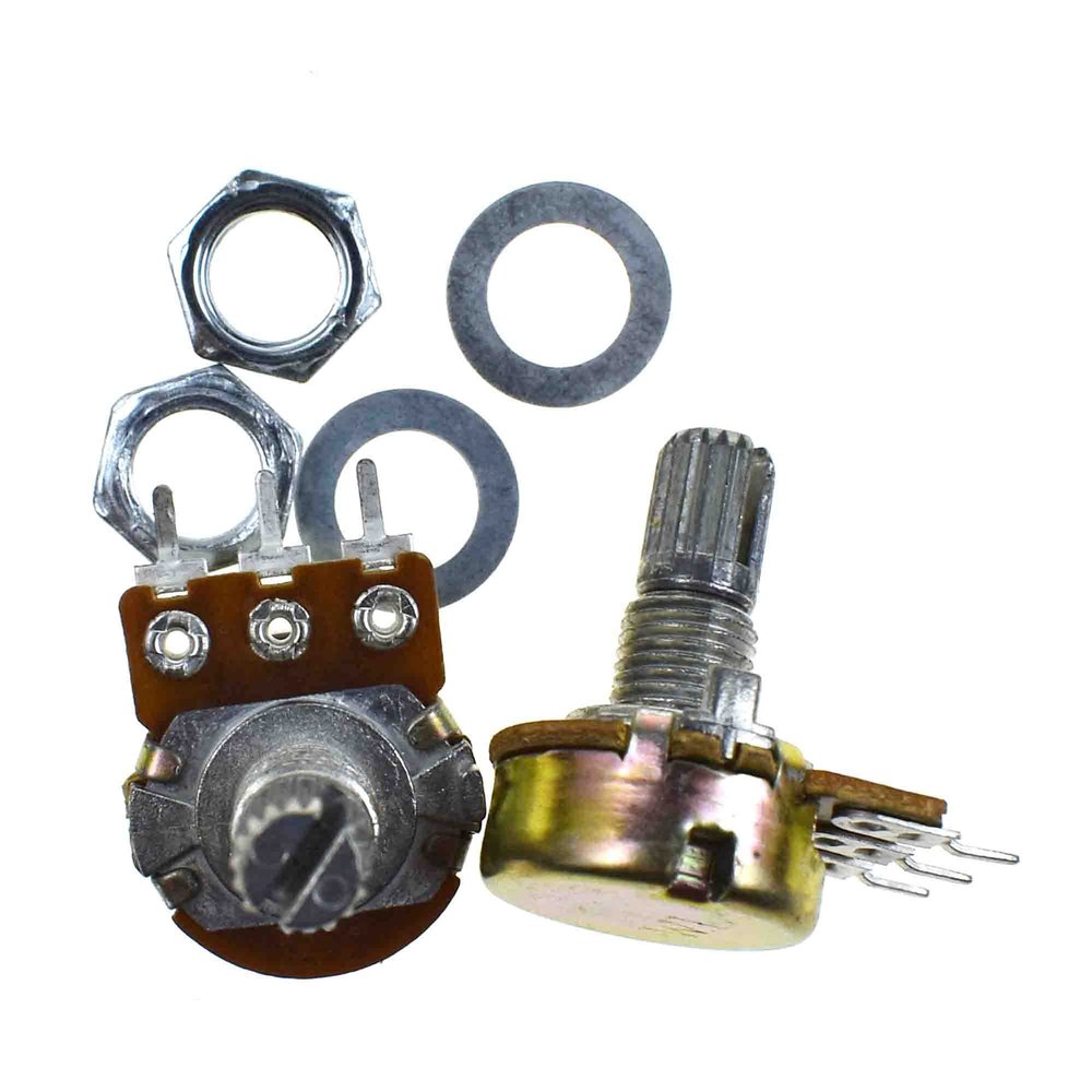 Reland Sun 10pcs WH148 20mm Shaft Amplifier Dual Stereo Potentiometer B1K B2K B5K B10K B20K B50K B100K B500K 3Pin 1K 2K 5K 10K 50K 100K (2K Ohm)