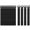 24 Pack Cable Straps Reusable Fastening Cinch Straps Wire Loop Ties(1" x 12"), Adjustable Hook And Loop Straps with Buckle Nylon Extend Securing Strap for Extension Cord Wrap, Cable, Hose Organization view 1