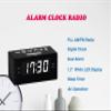 HANNLOMAX HX-144CR Alarm Clock Radio, PLL AM/FM Radio, 1.2" LED Display, Digital Clock with Dual Alarm, AC Operation only. (Black_White LED) view 2