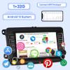 Android 13 Car Radio for VW Passat Jetta Seat Golf Skoda Polo Touran, [1G+32GB] 7 inch Touch Screen Volkswagen Stereo with Wired&Wireless CarPlay Android Auto Bluetooth GPS WiFi FM+Backup Camera view 3