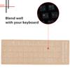 2 Pack Universal Arabic Keyboard Stickers, Transparent Background, with White Lettering for Computer Laptop Notebook Desktop, Replacement Computer Keyboard Stickers (Arabic) view 2