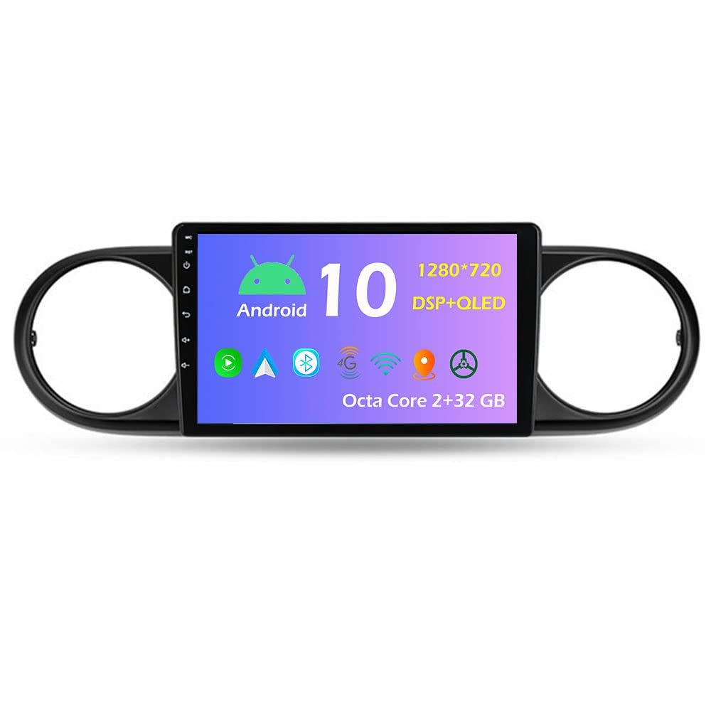 10.1'' Android 10.0 Car Radio Stereo GPS Navigation Fit for Toyota Tacoma/HILUX 2015-2021 Head Unit Carplay 4G WiFi Bluetooth