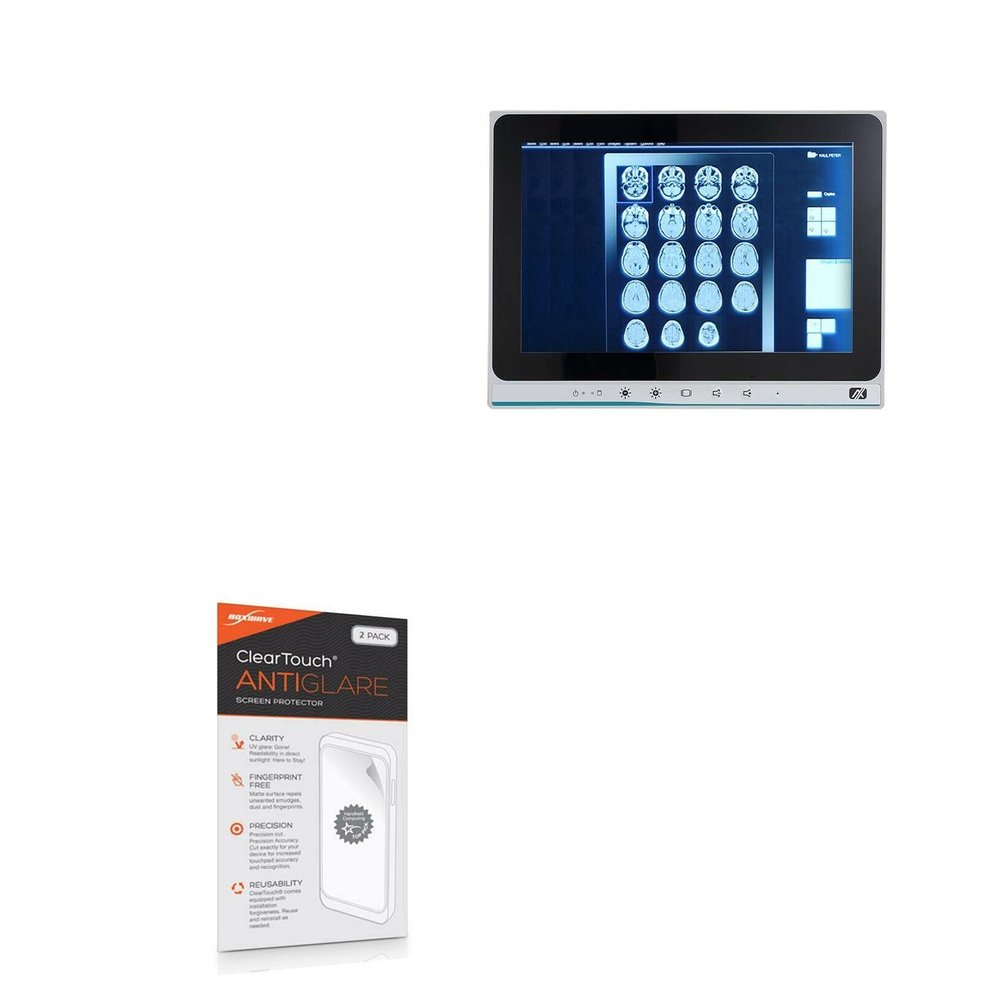 BoxWave Screen Protector Compatible with Axiomtek MPC103-845 - ClearTouch Anti-Glare (2-Pack), Anti-Fingerprint Matte Film Skin