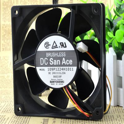 109P1224H1011 120X120X38mm 24V 0.25A 3-Wire Cooling Fan
