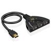 4K HDMI 1.4 Switch, 3 Port Selector Box, HDMI Switcher 3 in 1 Out, Supports 4K 3D 1080P for PS4/PS3, Xbox, HDTV, Roku etc, HD-Ready, Monitors view 1