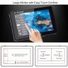 FEELWORLD LUT7 PRO 7 Inch 2200nit Touch Screen 3D LUT DSLR Camera Field Monitor with F970 External Power and Install Kit Waveform Vectorscope 4K HDMI Input Output 1920X1200 IPS Panel view 3