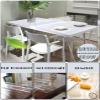 HQYG Custom 1.5mm Thick 72x90 Inch Clear Desk Cover, PVC Pad Protector, Vinyl Table Cover for Writing Desk view 4
