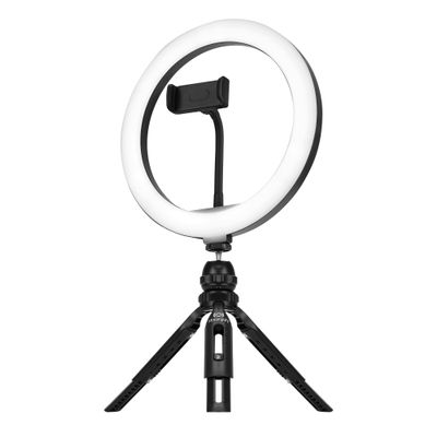 Streamplify Light 10 Ring Light 10in/26cm with Color Temperature and Brightness Adjustment for Streaming, Vlogging, Photography, Video Recording