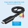 HDSUNWSTD HDMI to RCA AV Adapter Converter HDMI2AV NTSC PAL Full HD Composite Video Audio for PS3 for PS4 for Xbox 60HZ for Old TV view 4