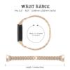 Chic Cute Bling Bands Compatible with Fitbit Charge 6/Charge 5 Fitness & Health Tracker,Rhinestone Dressy Bracelet Stainless Steel Metal Replacement Strap Wristbands Jewelry Strap Women (Vintage gold) view 2