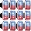 Mudder Running Lights for Runners Rechargeable LED Safety Lights, 12 Pcs view 1
