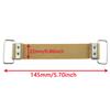 E-outstanding 2Pcs Non-Slip Battery Straps Rubber Band, 5.7-inch x 0.87-inch Khaki Yellow view 2